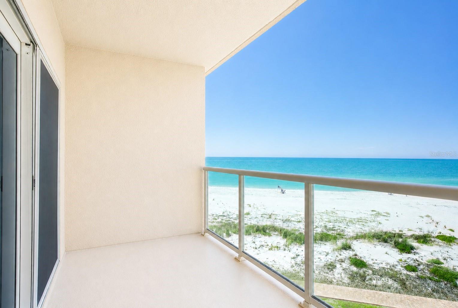 Private balcony.
