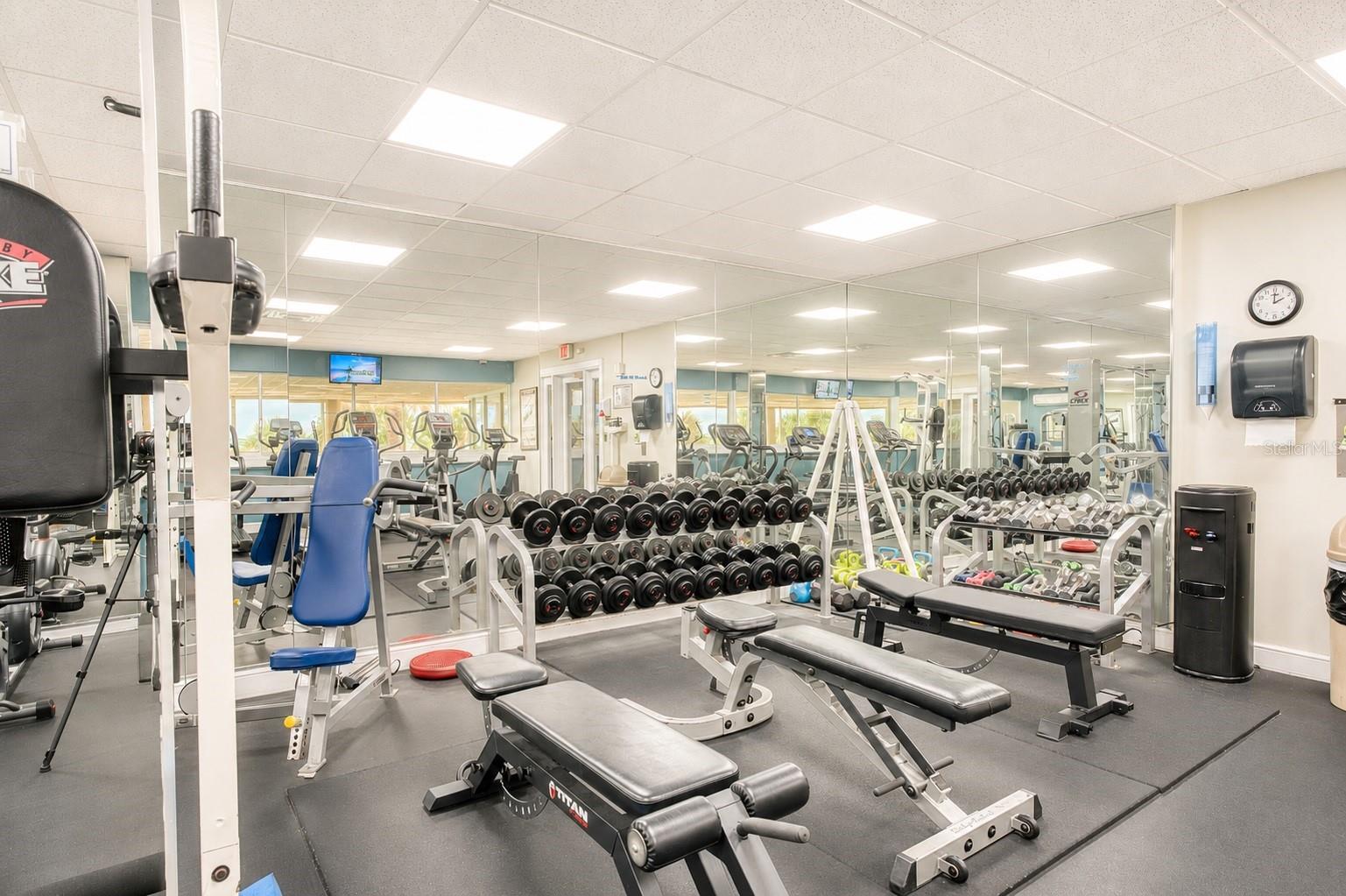 State of the art gym.