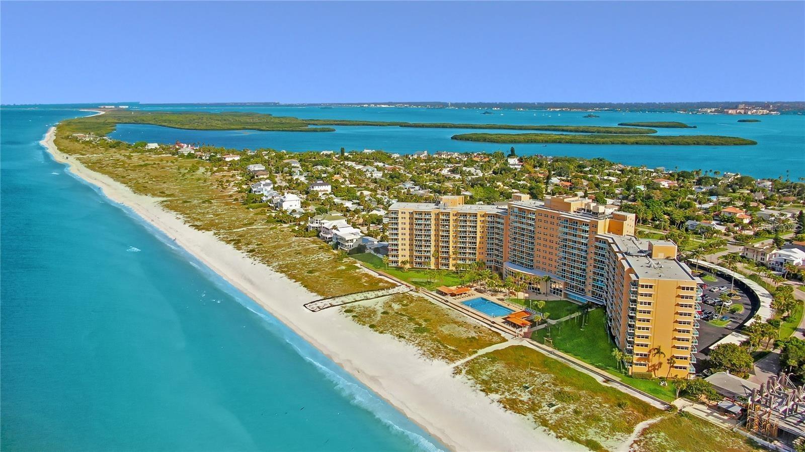 Regatta Beach Club Aerial.