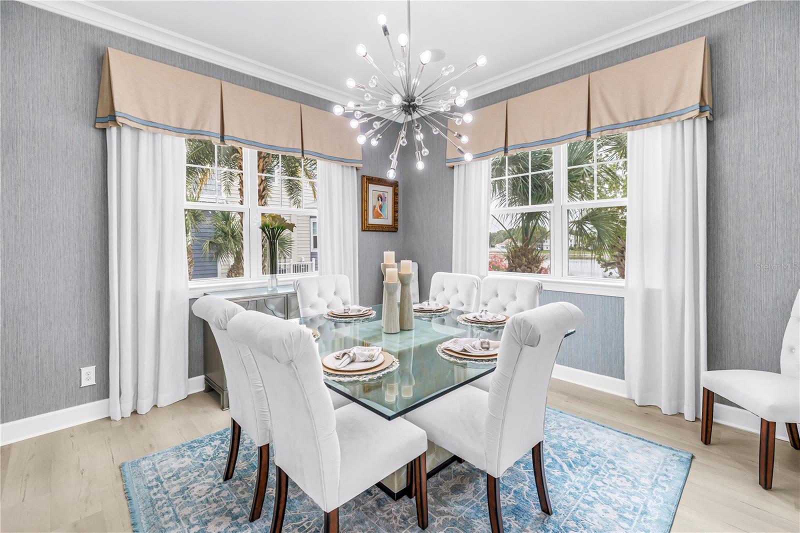 Dining Room with Water View