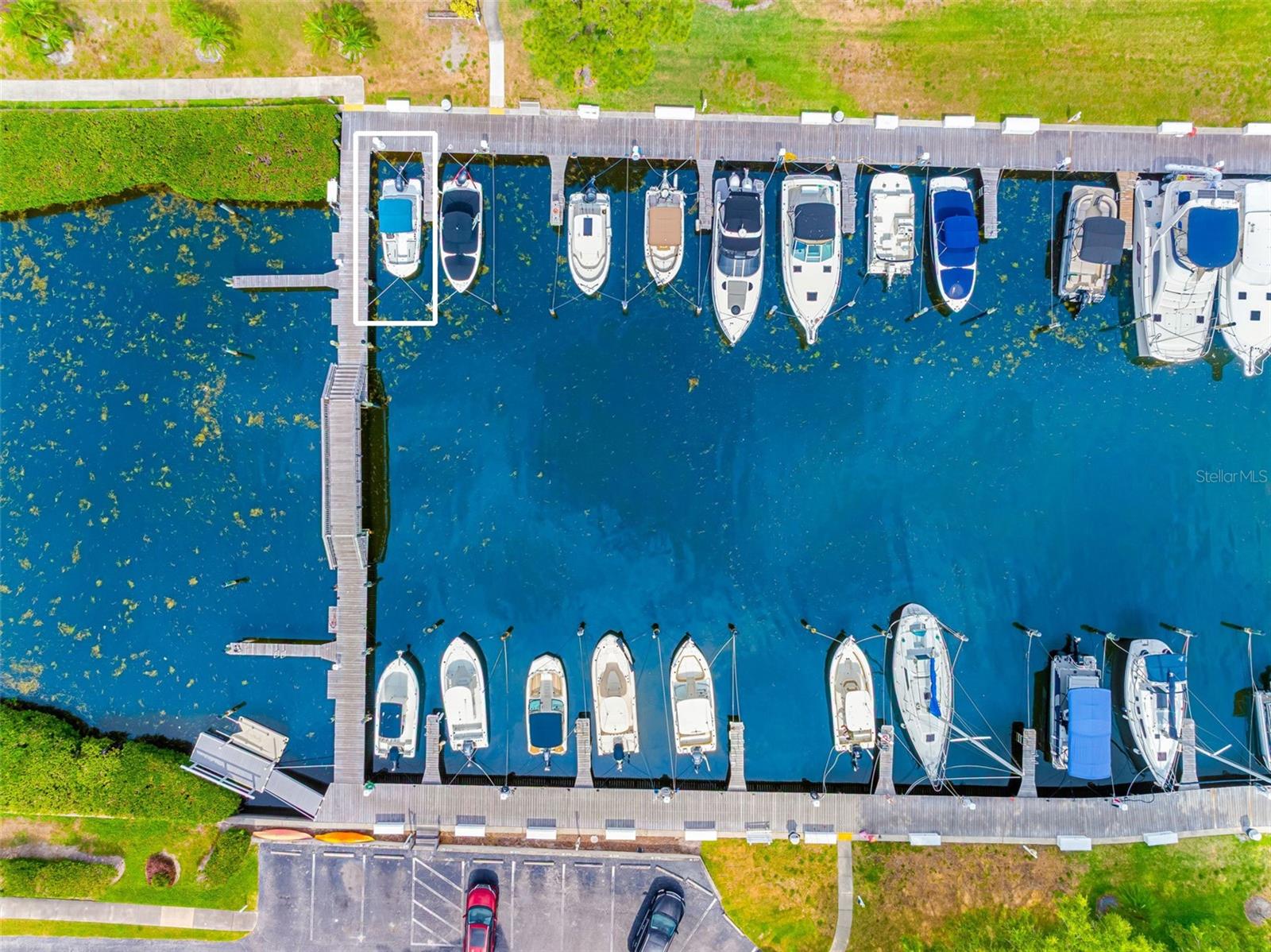 The sellers 20-foot boat is available. The boat slip costs $175 monthly