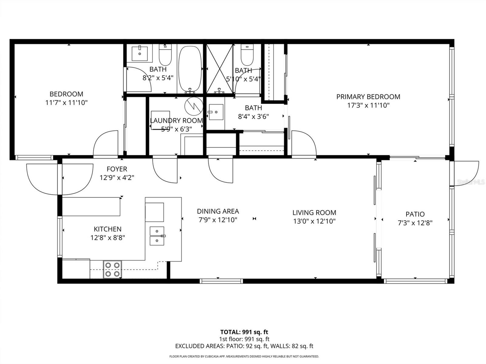 Floor Plan with room dimensions