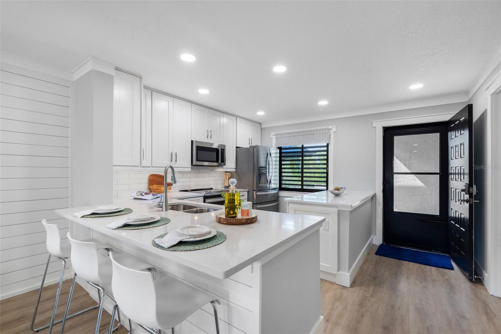 Open Kitchen with Counter Seating