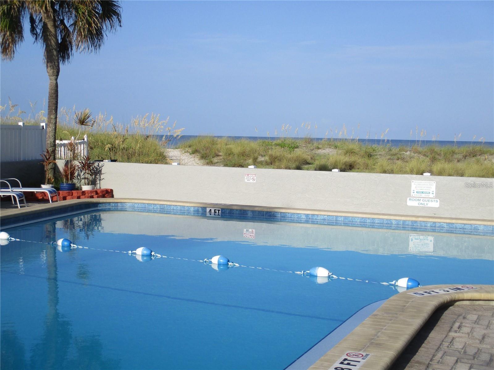 Heated Beach front Pool