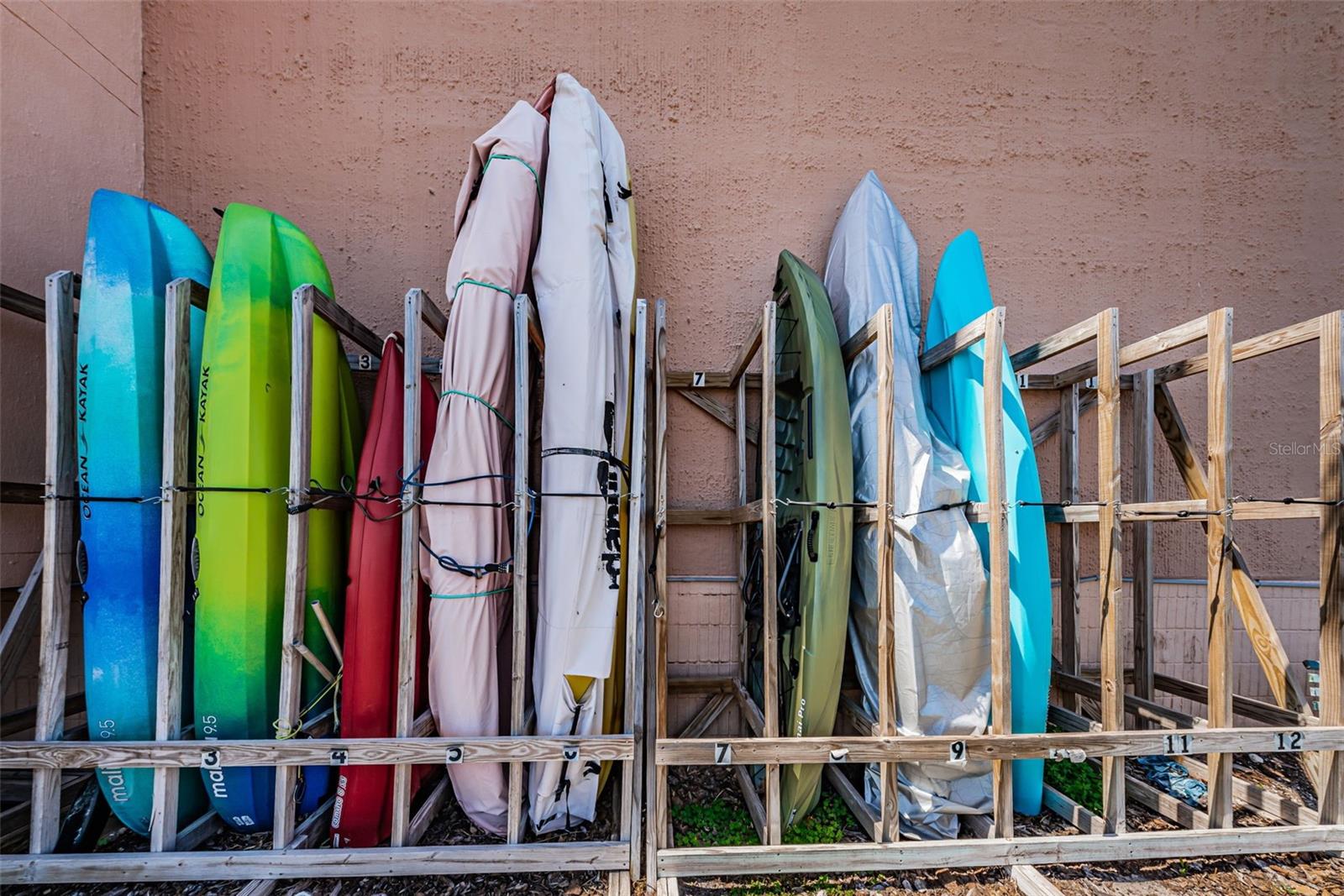 Kayak storage available