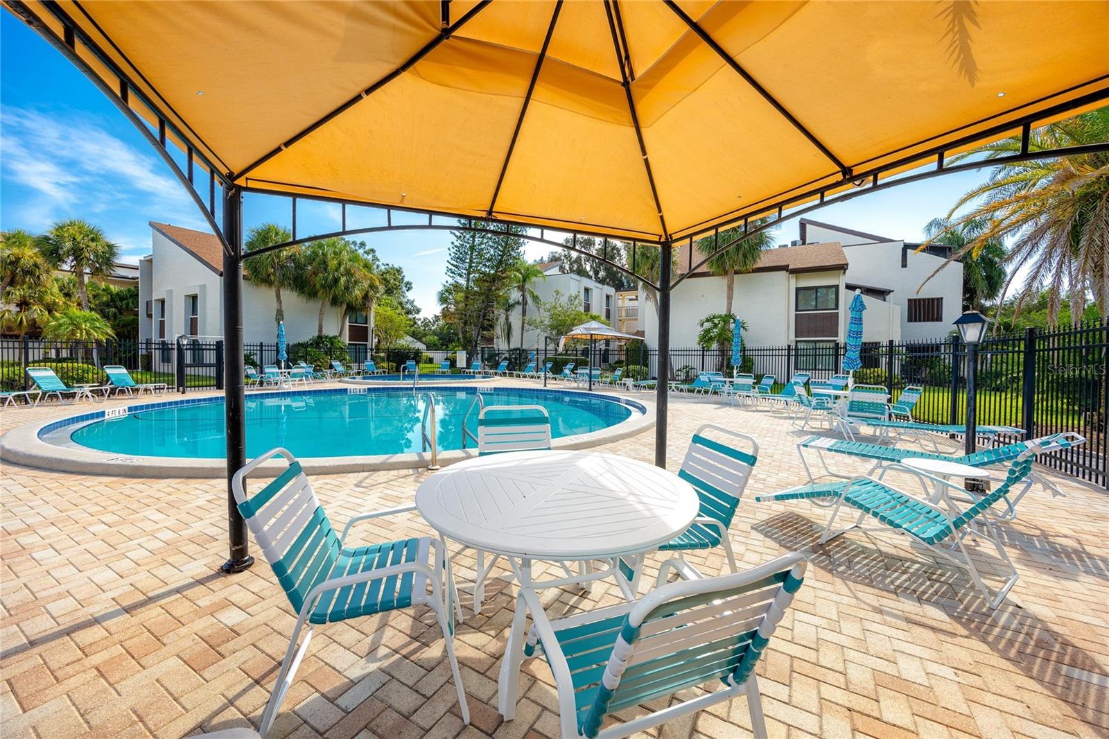 Heated pool and spa