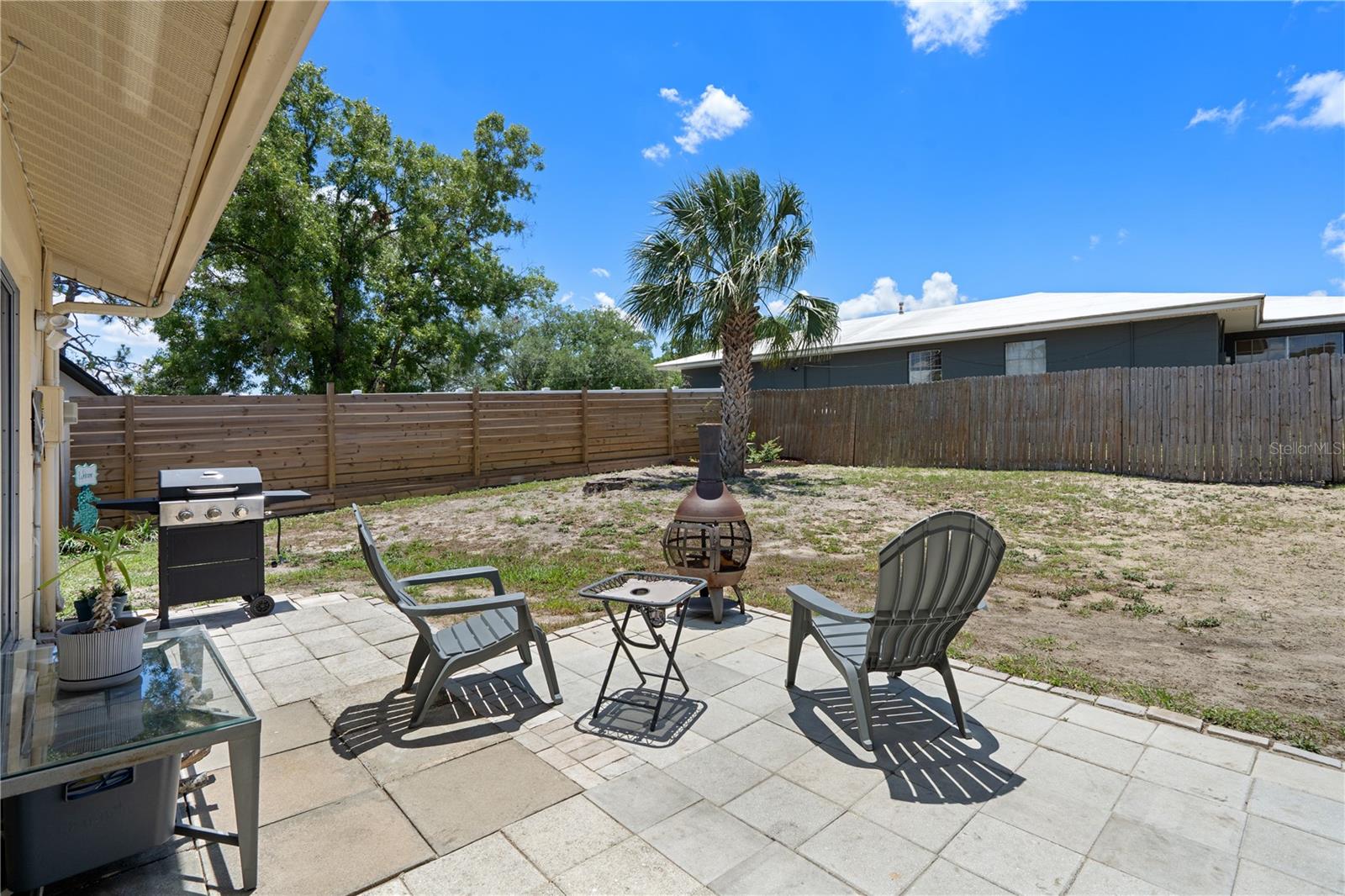 Outside patio