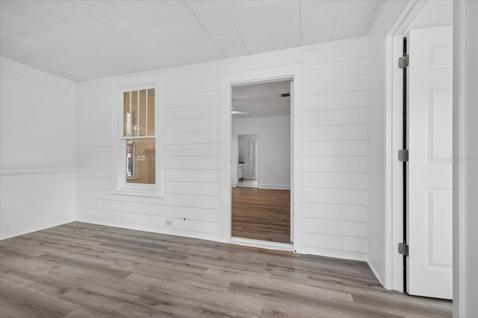 Enclosed front porch