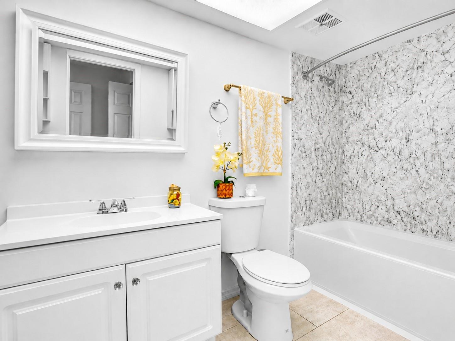 Tastfully modernized and updated bathroom - but wait there's more!