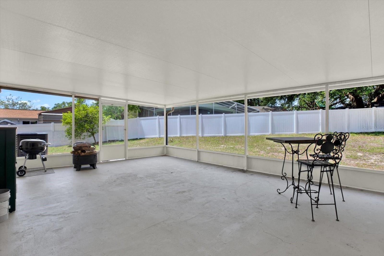 Oversized Back Porch