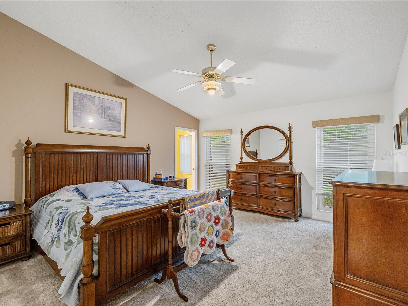 Primary ensuite with walk in closet