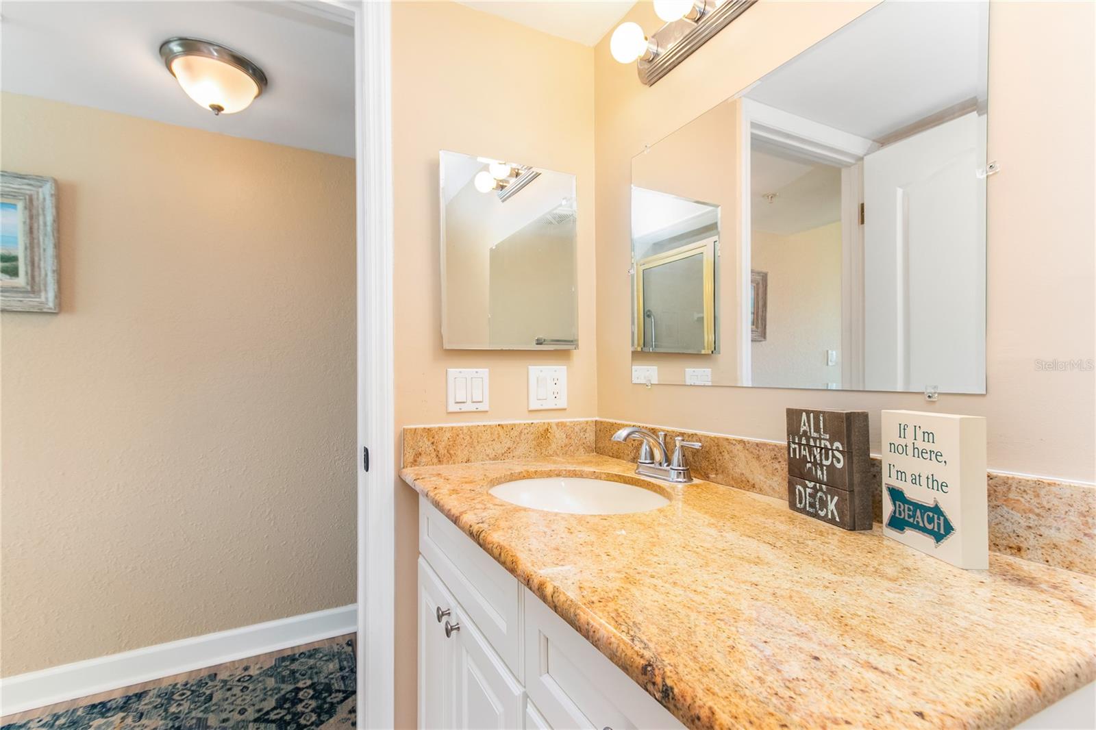 guest bath with walk in shower