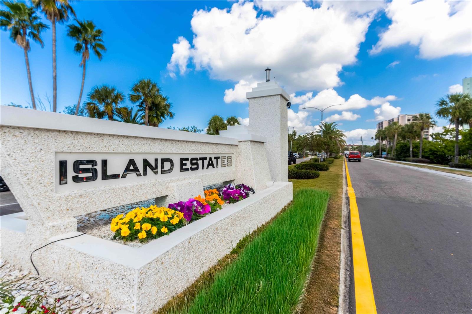 Located on Island Estates a waterfront community on Clearwater Beach