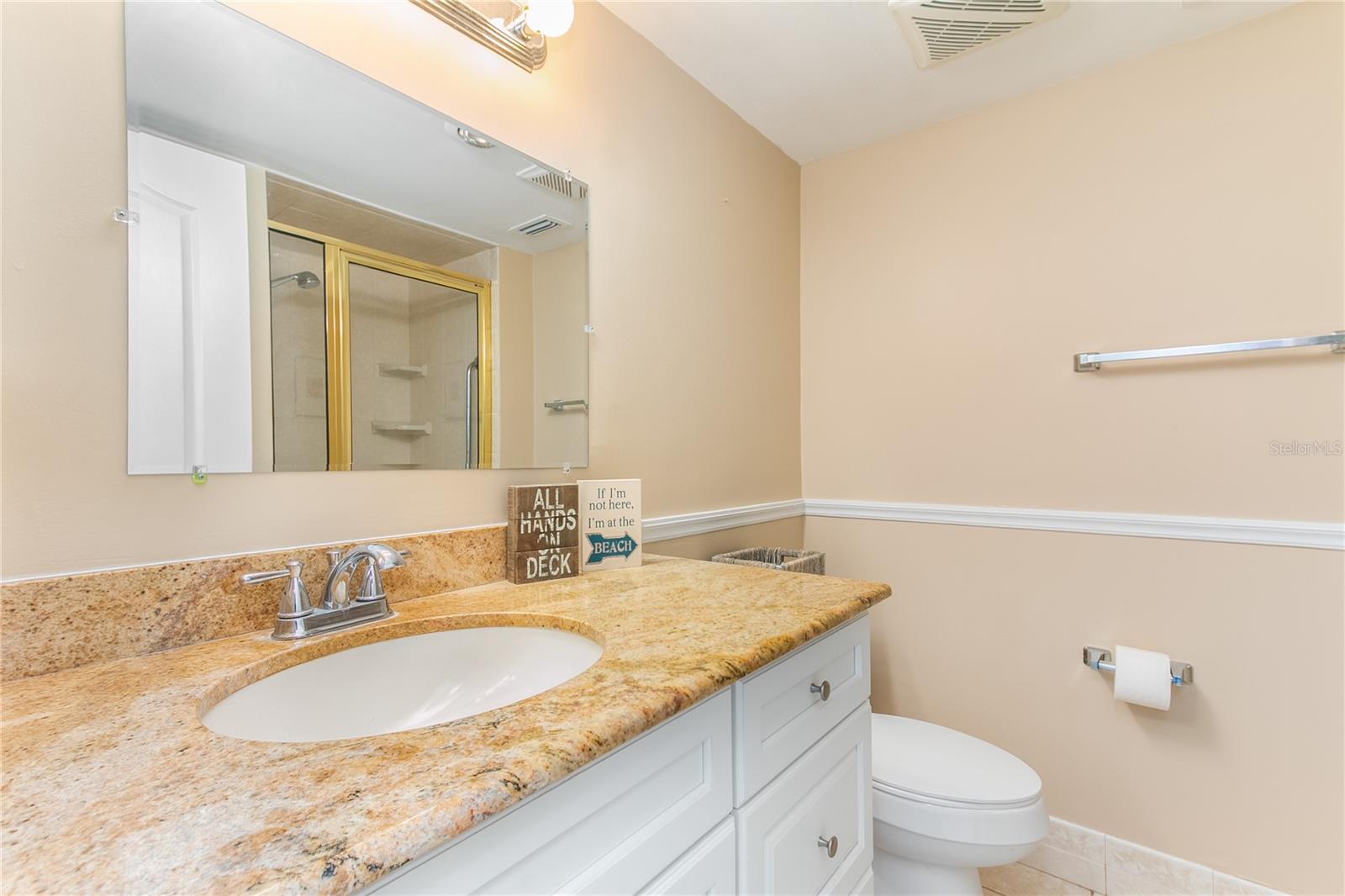 guest bath with walk in shower