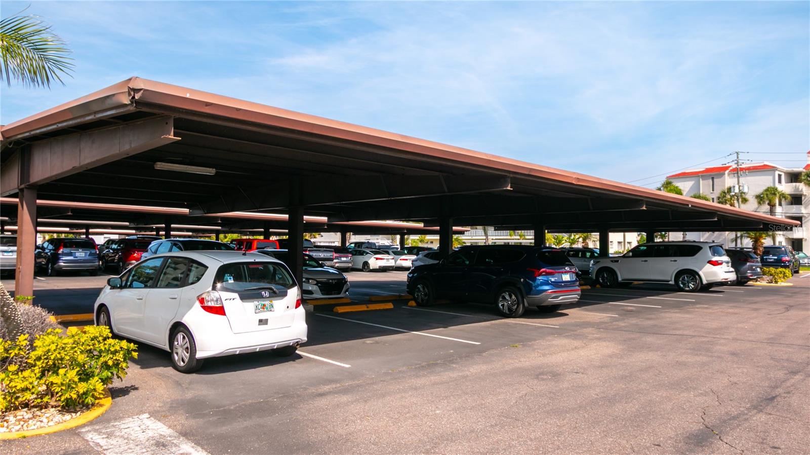 Comes with a covered parking space