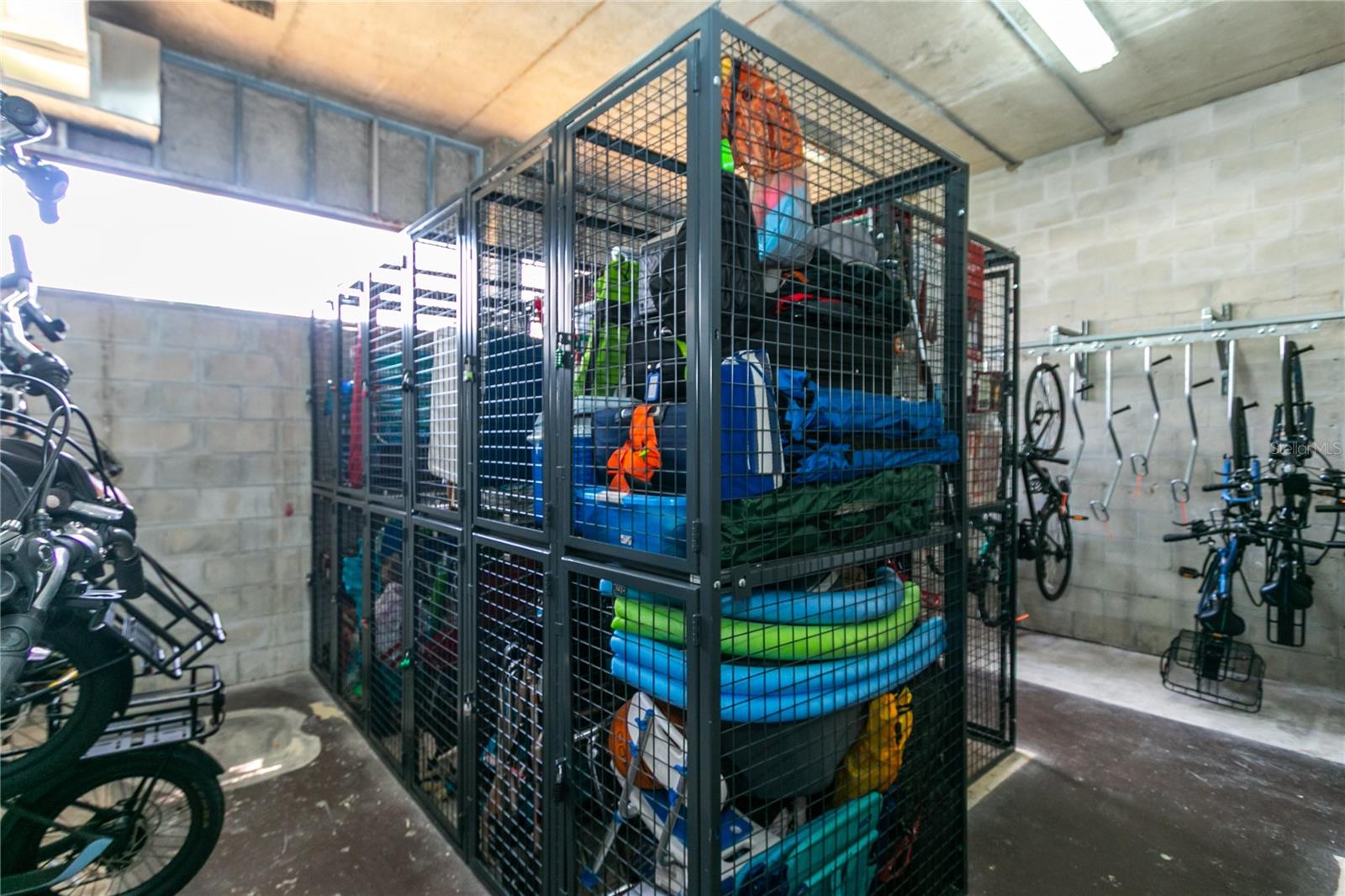 Each unit comes with a storage unit.