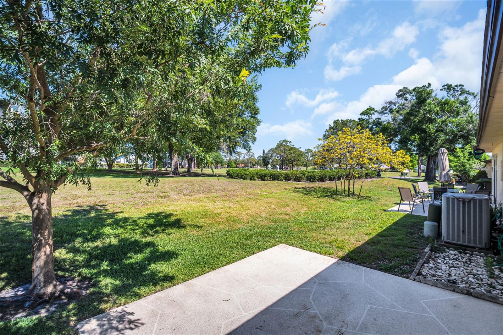 Your patio overlooking the golf course ~