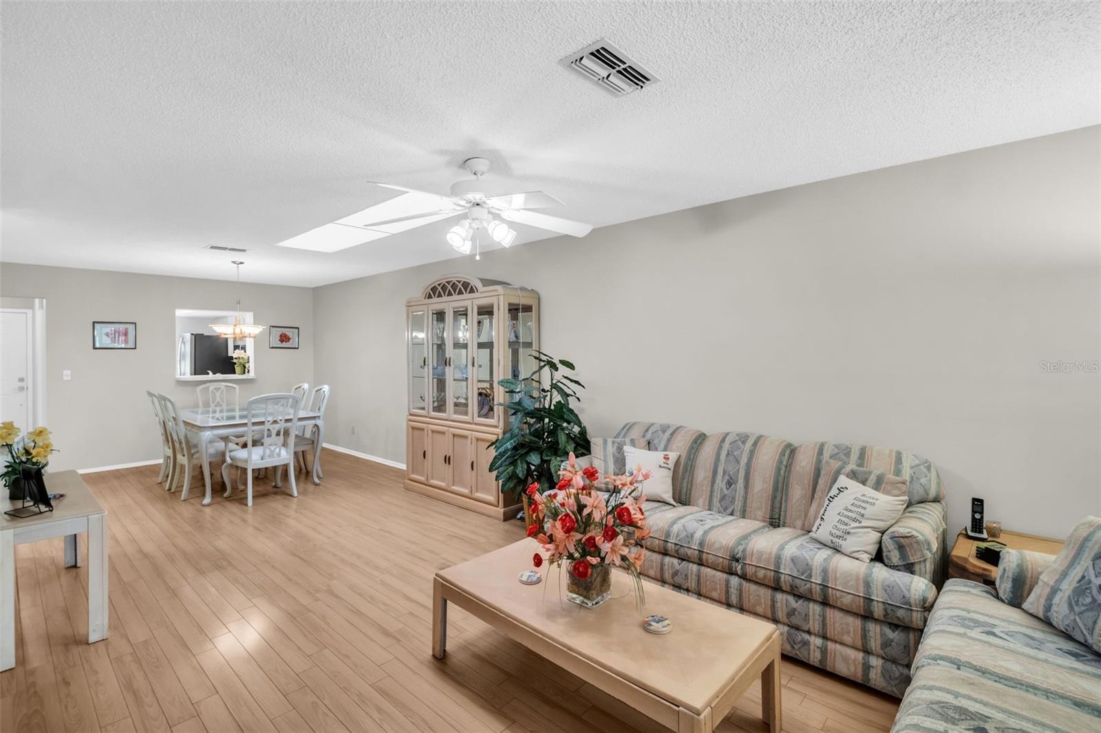 Beautiful laminate flooring throughout the living areas ~