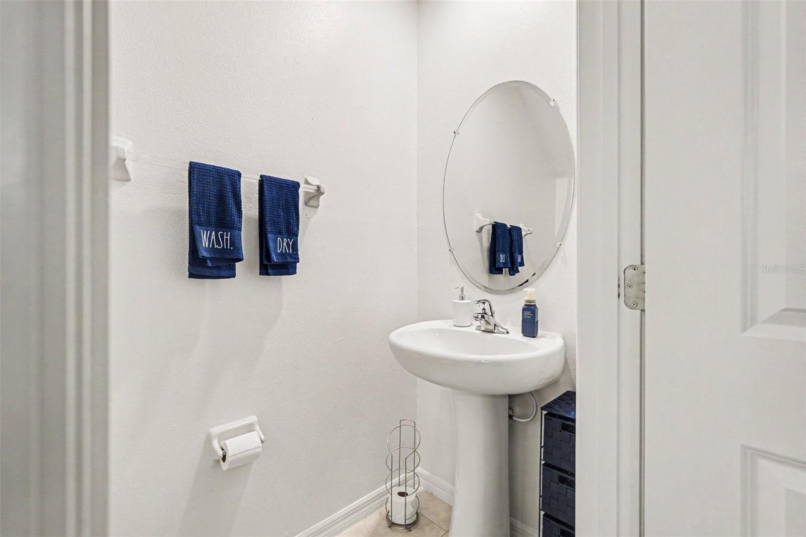 Convenient-Half-Bath-Powder-Room-First-Floor-Holiday-FL-Townhome