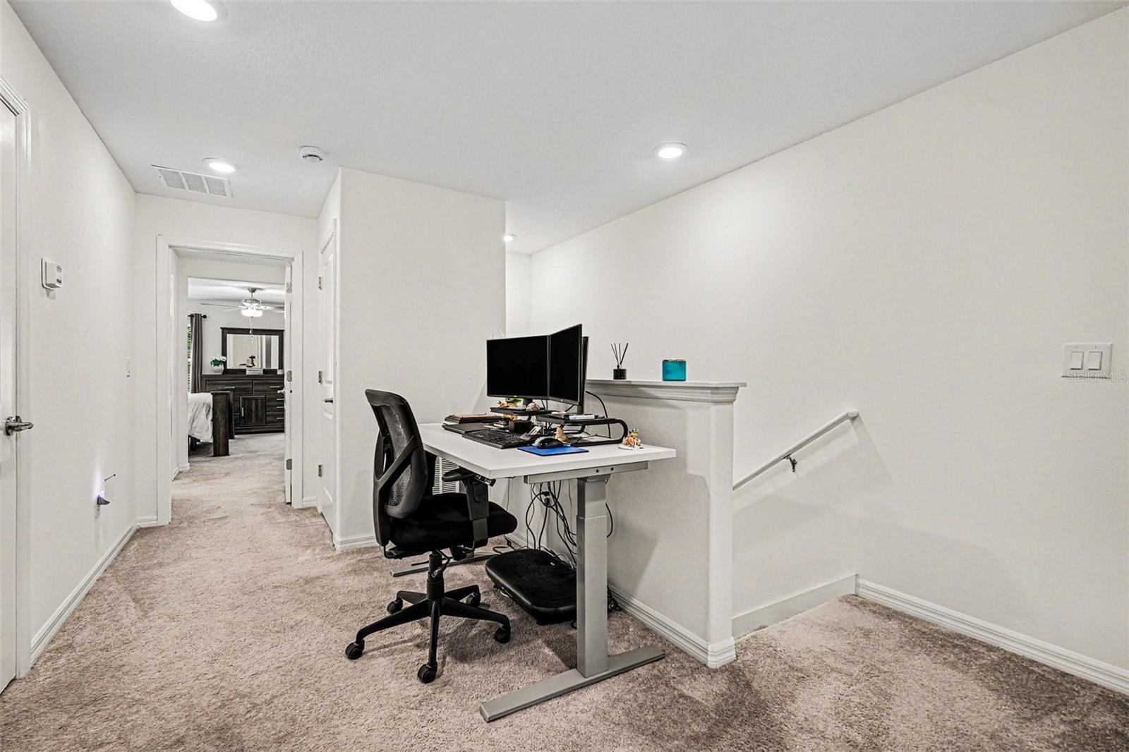 Upstairs loft area