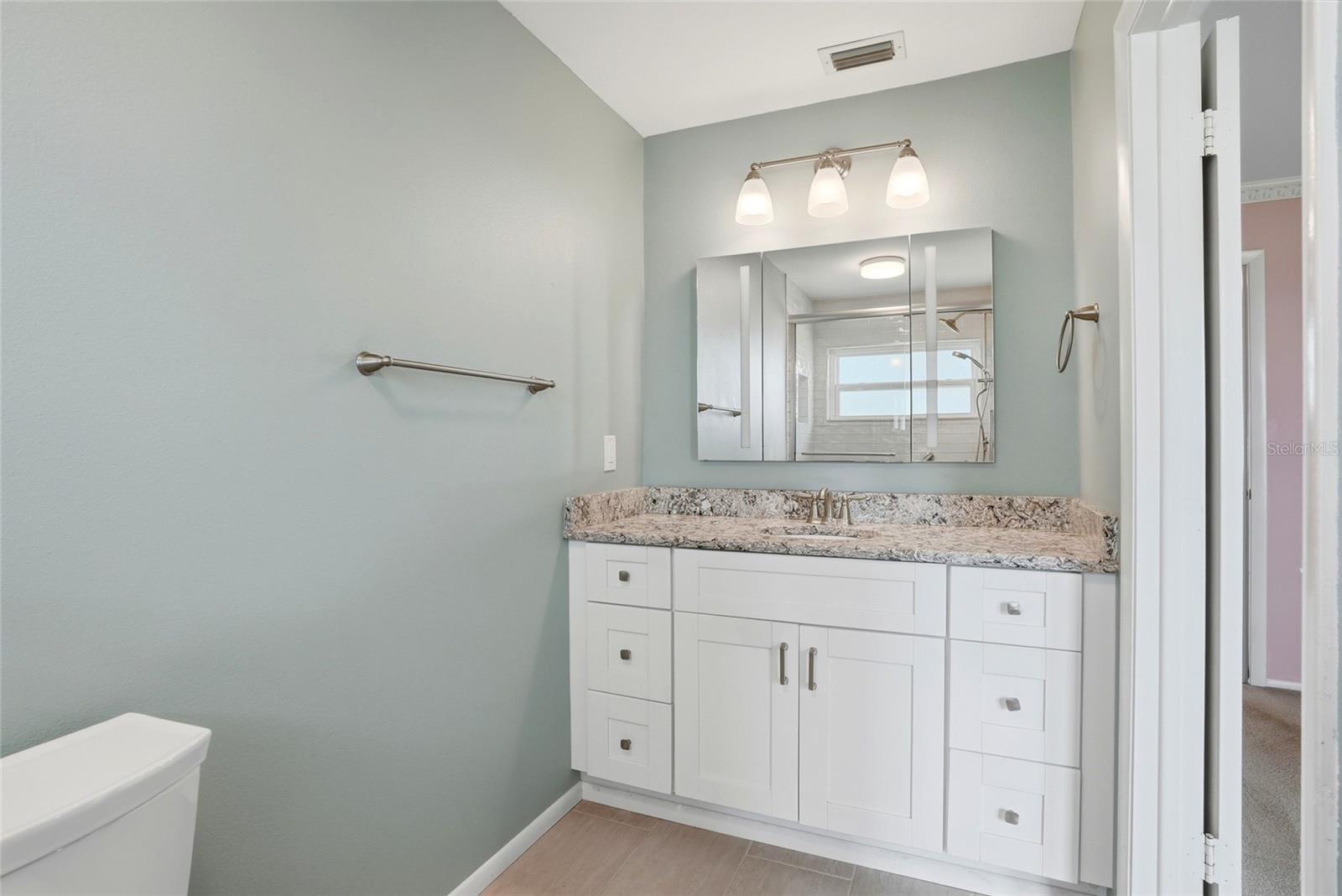 Primary bathroom off of the primary bedroom.