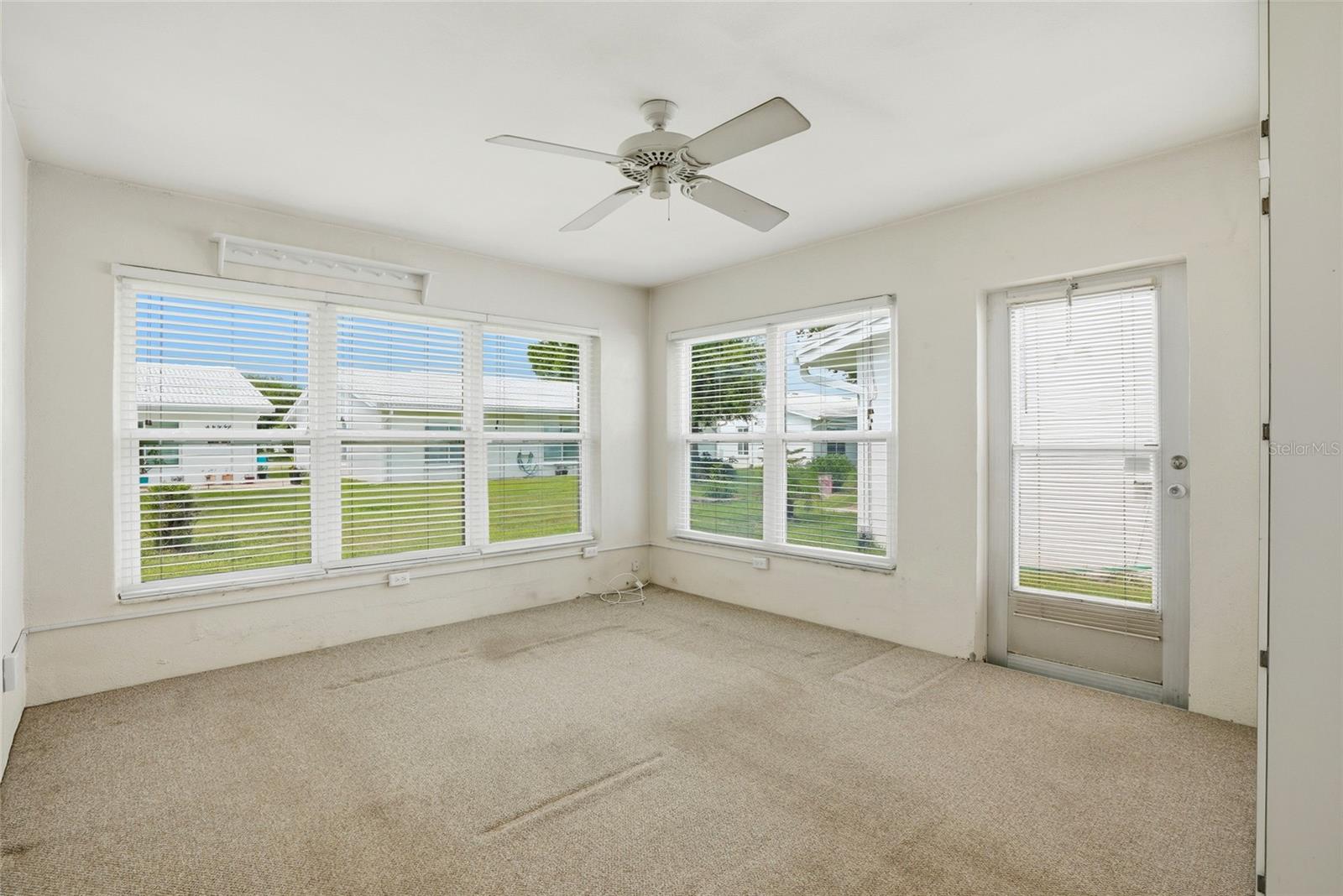 Bonus room is perfect as a home office.