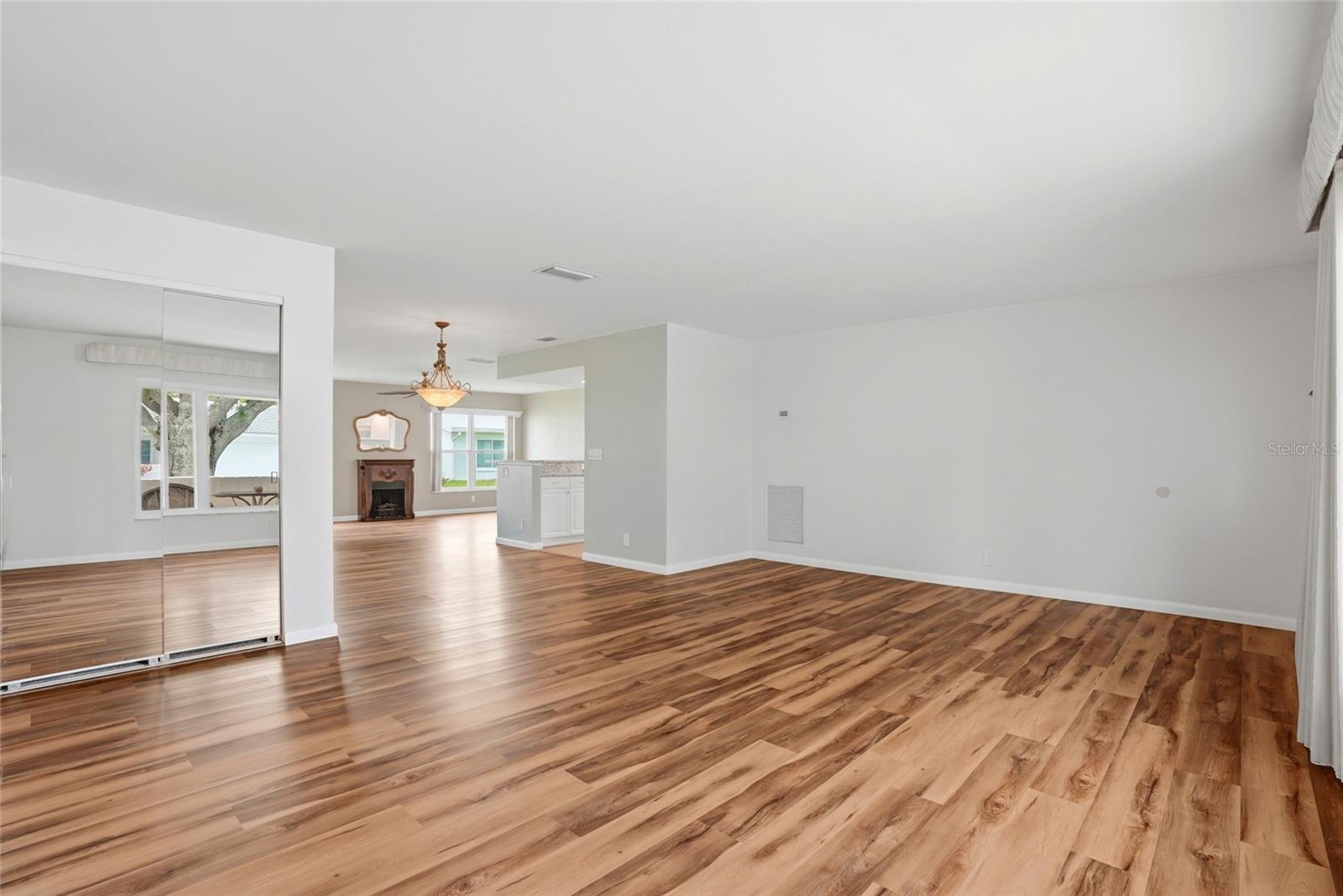Notice the elegant floors