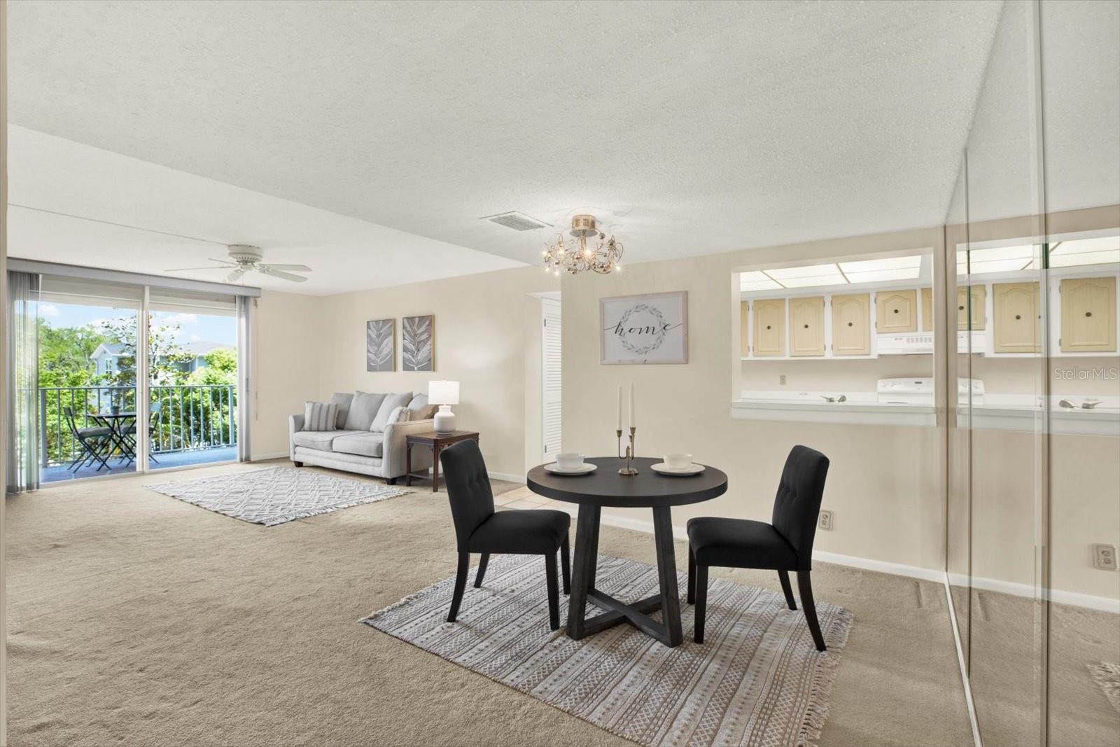 Welcome to unit 304's open floor plan.