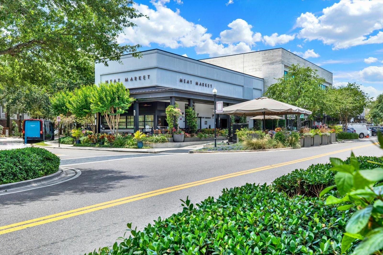 Shopping and dining at Hyde Park.