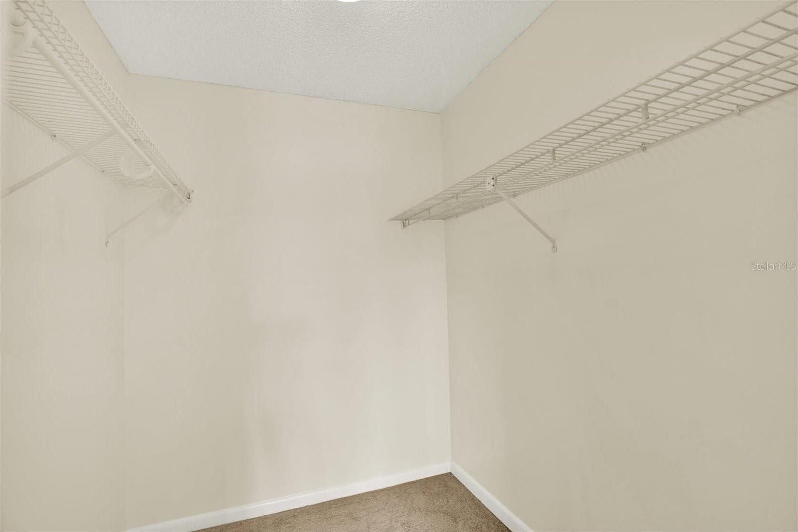 Primary walk-in closet