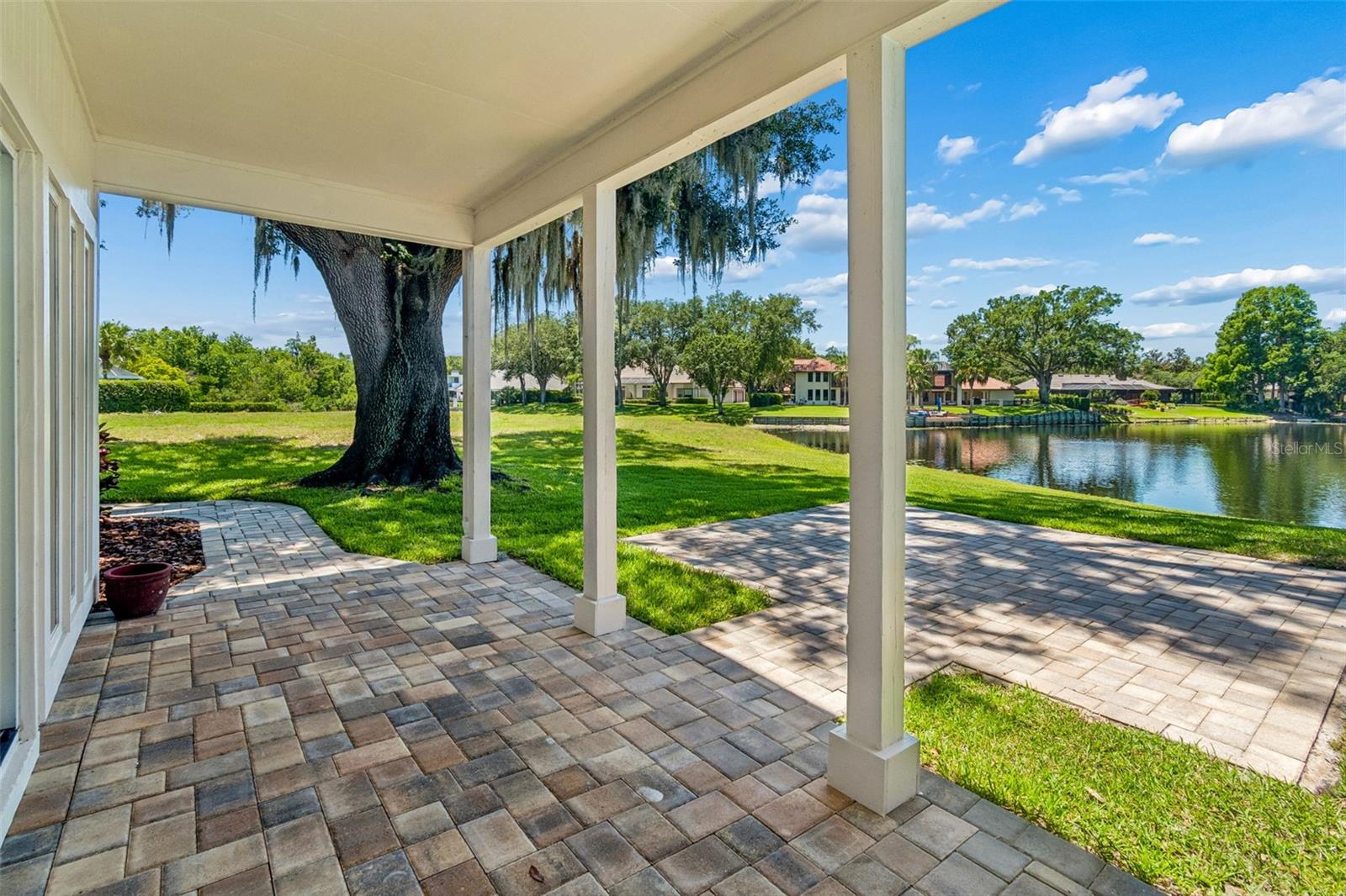 Patio off of kitchen