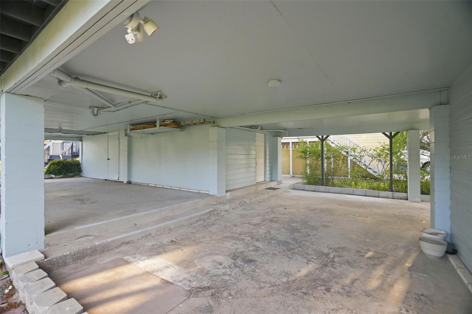 Lots of parking and more flex space under the home.