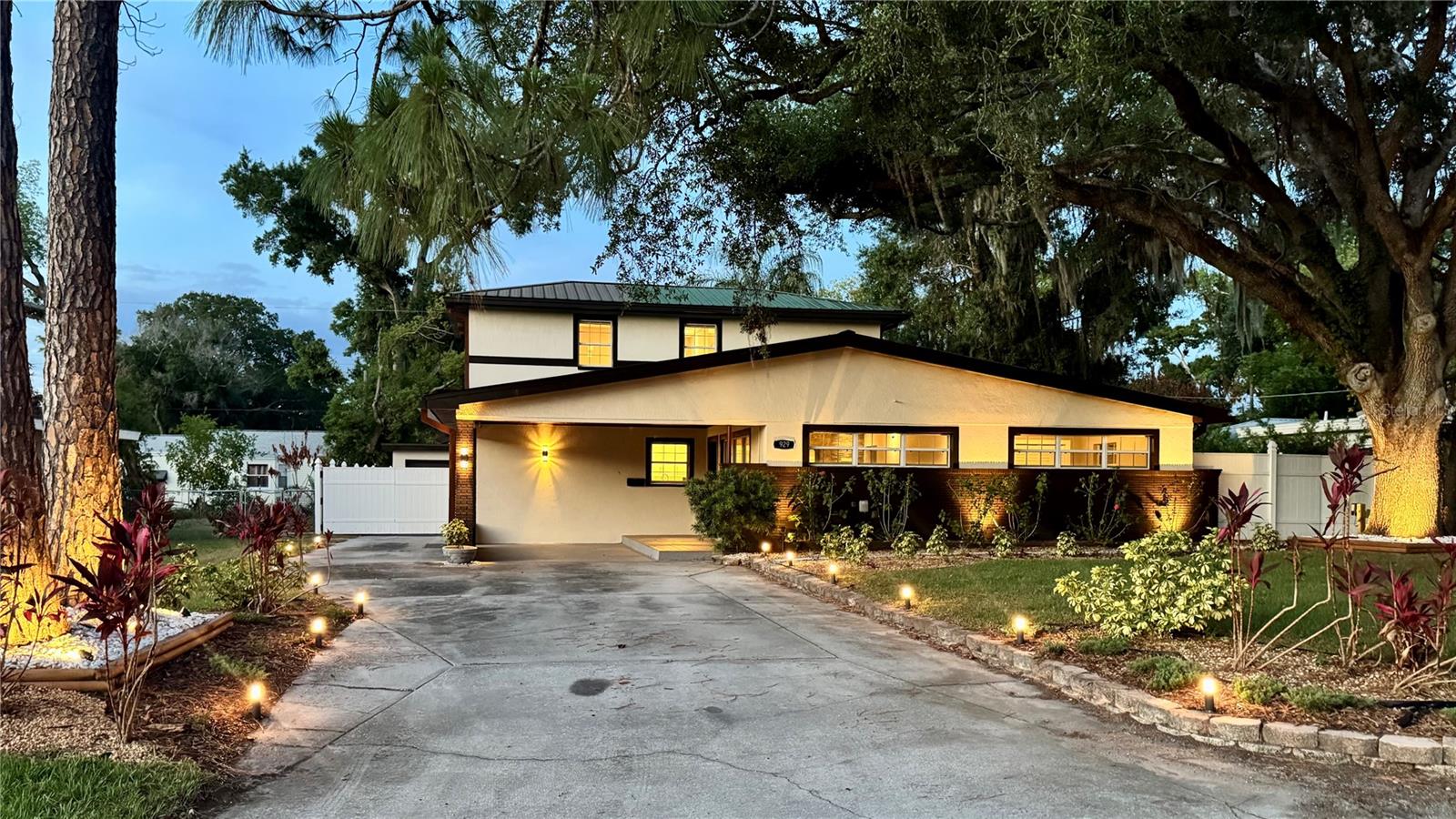 Front Exterior Twilight View