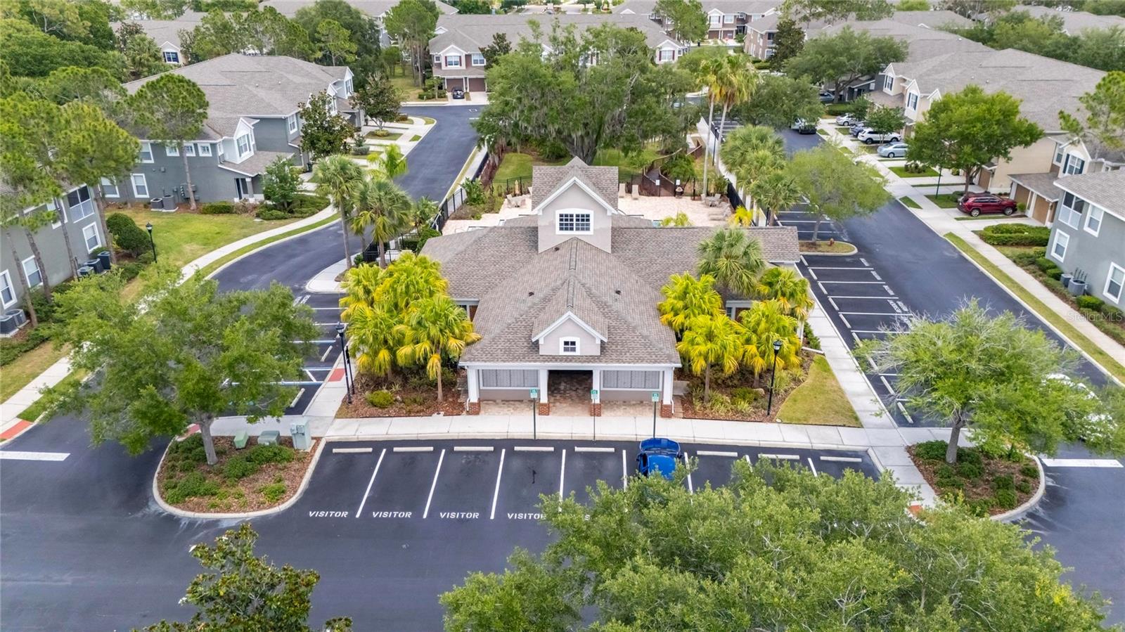 Aerial Pool / Clubhouse View
