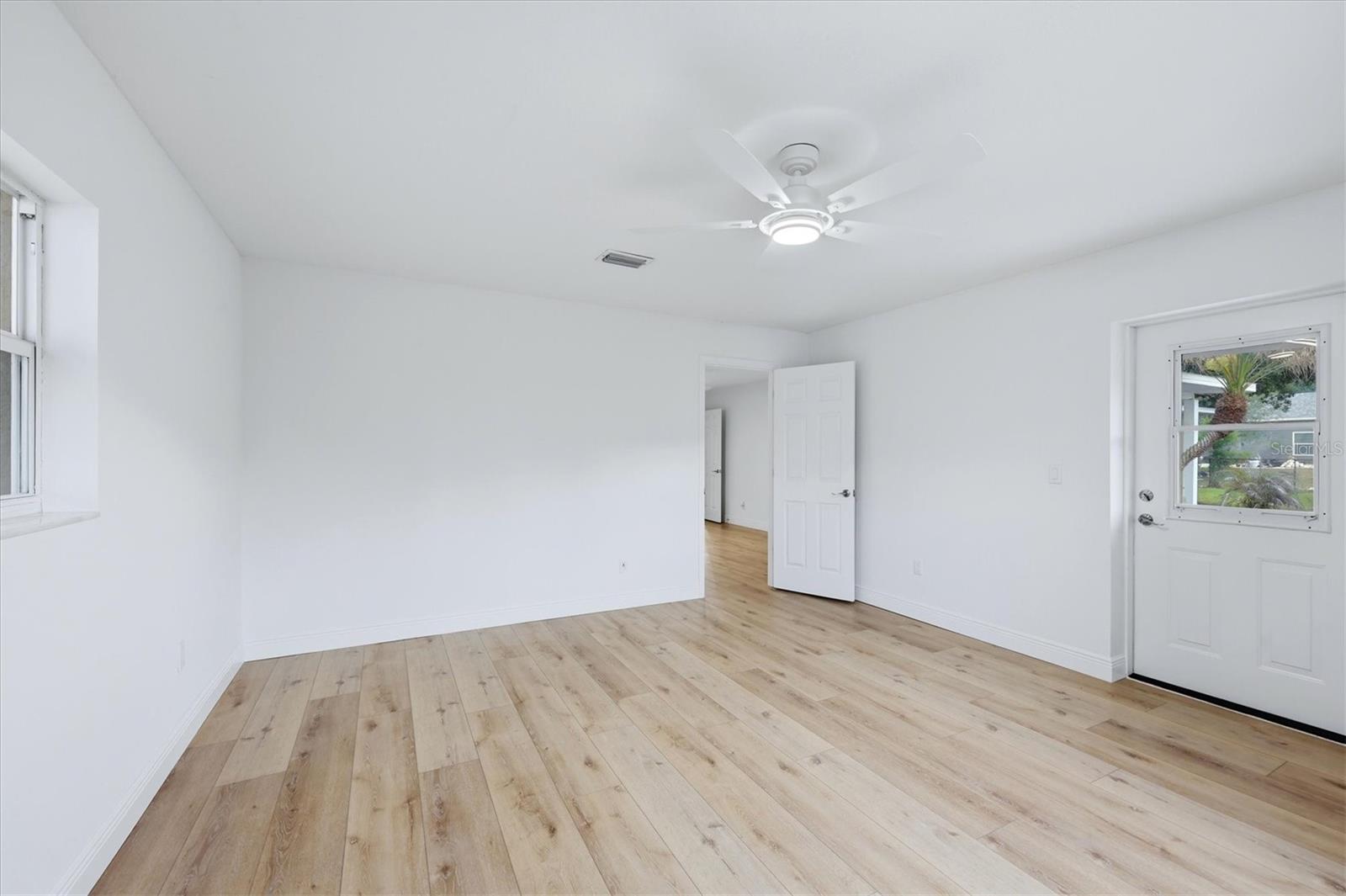 View from bonus room into Primary bedroom
