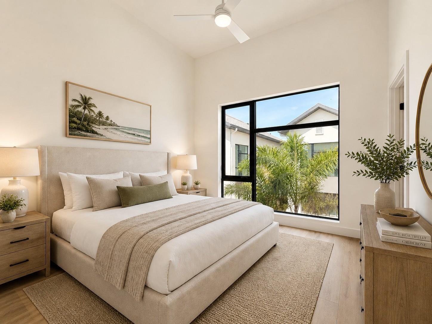 3rd bedroom, upstairs virtually staged