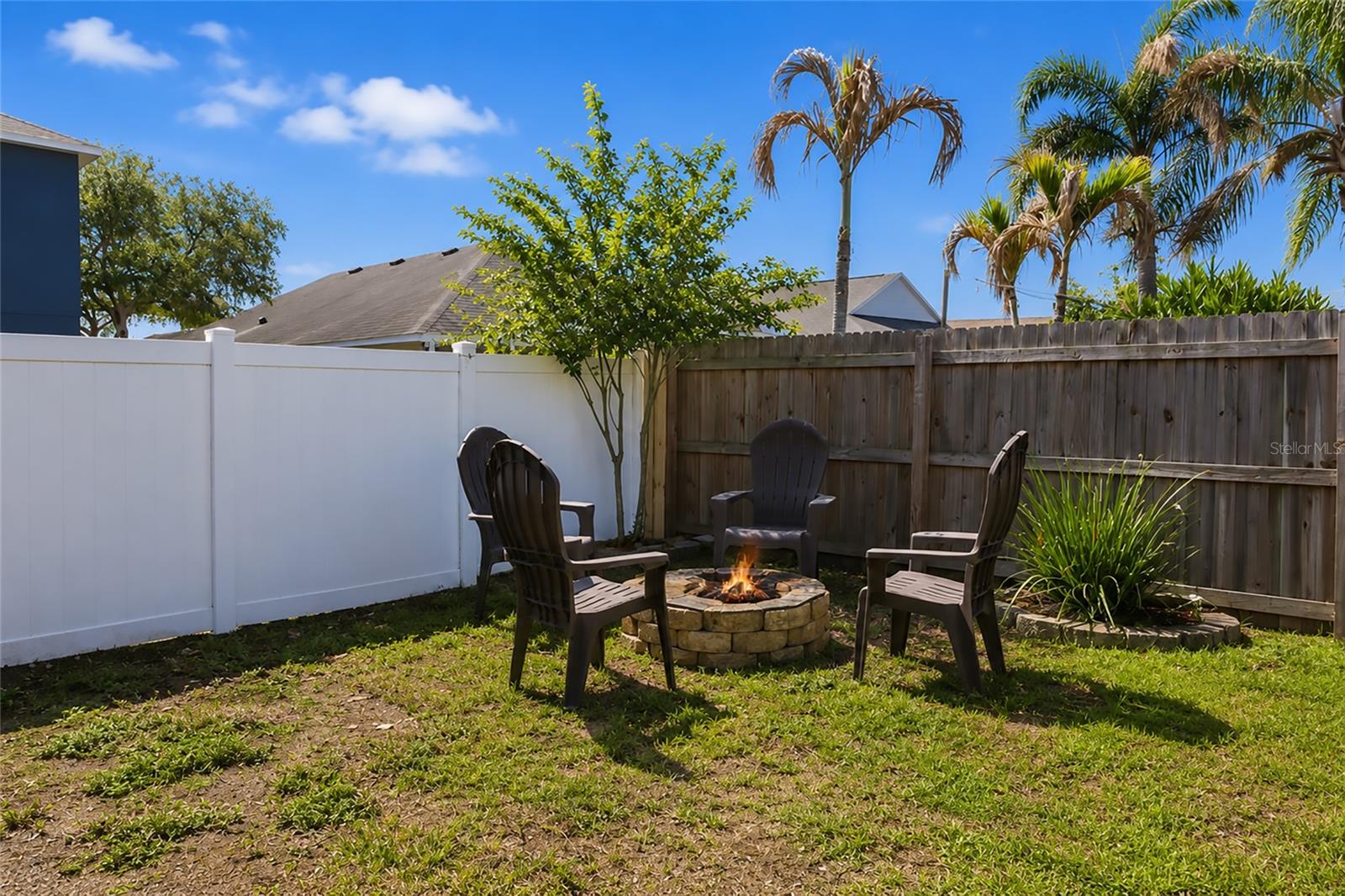 Fire pit area