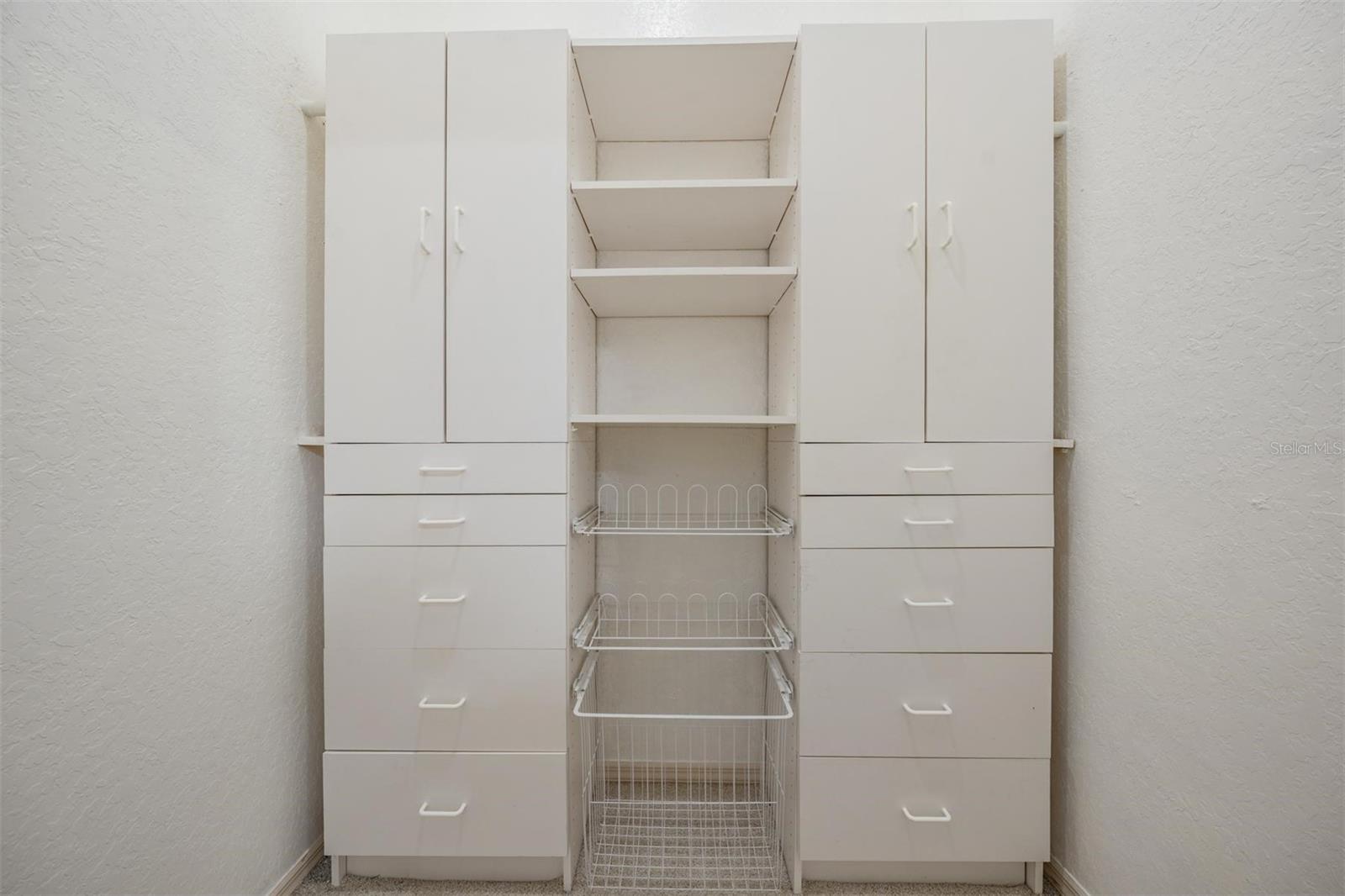 Custom Closet Systems Throughout