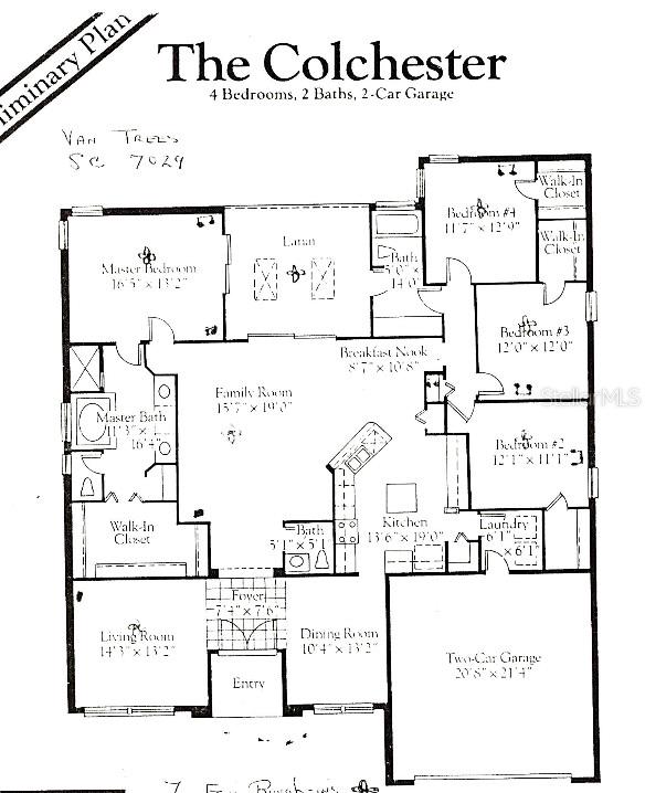 Original Ryan Homes Floorplan