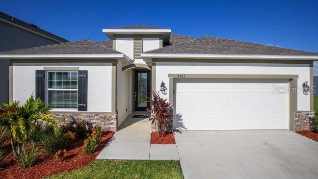 Model home - actual features may vary.