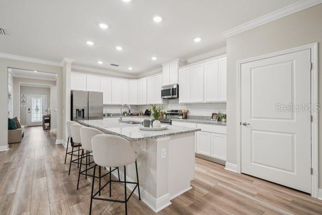 Model home - actual features may vary.