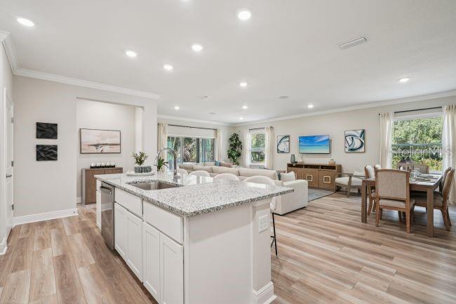Model home - actual features may vary.