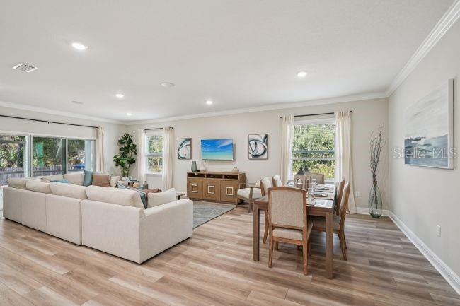 Model home - actual features may vary.