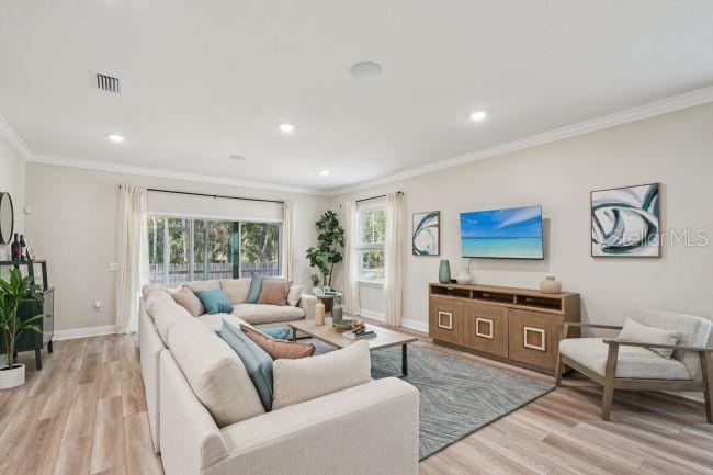 Model home - actual features may vary.