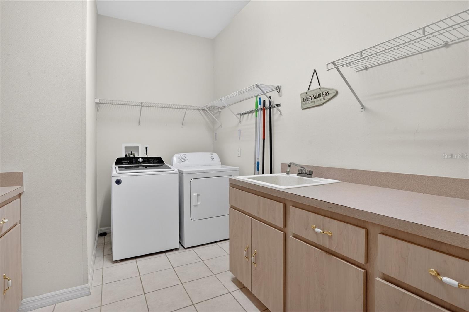 Oversized laundry room