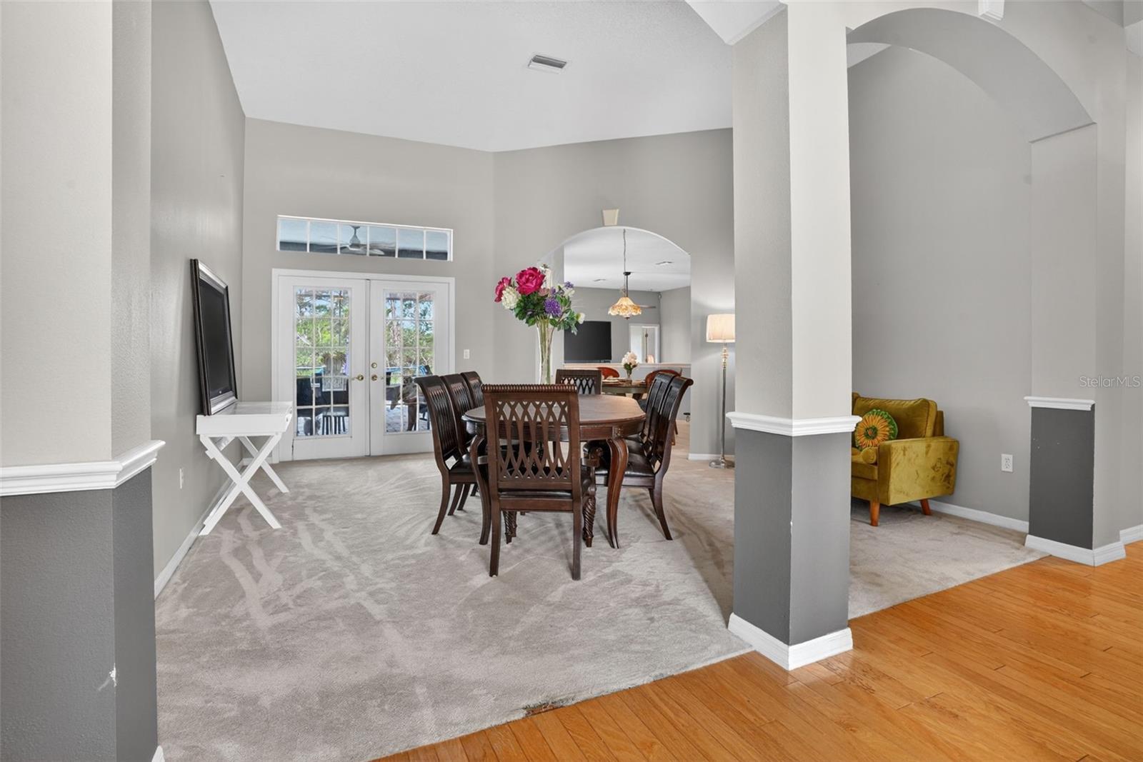 Formal dining or living  room