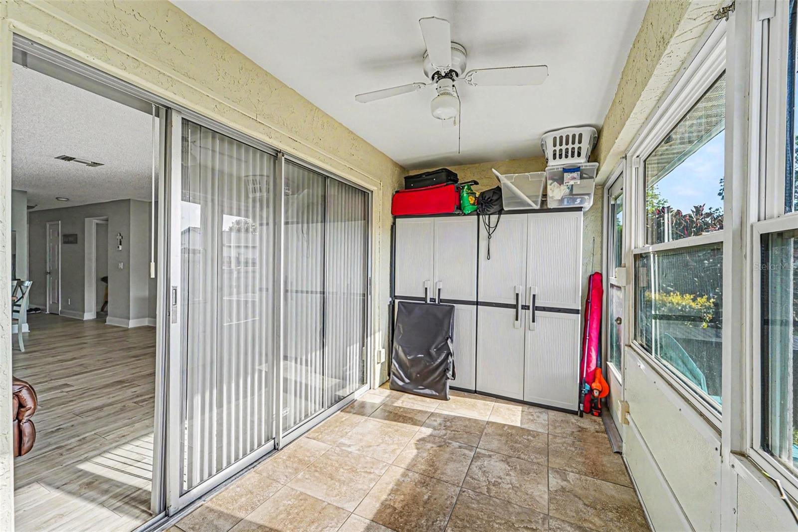 Lanai with extra storage