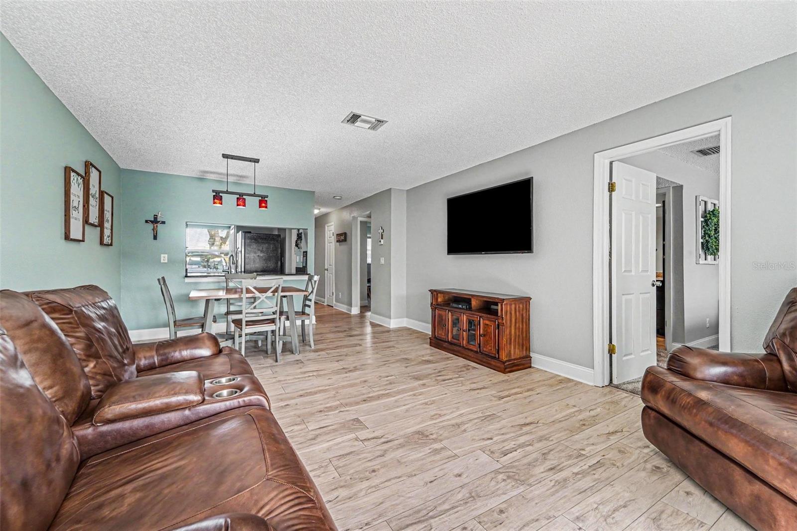Living Room and Dining Area