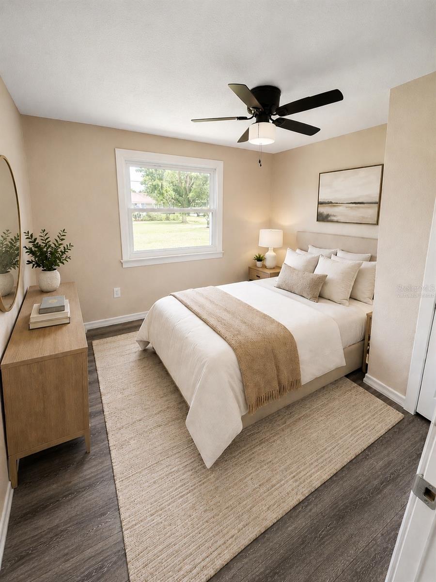 bedroom. virtually staged