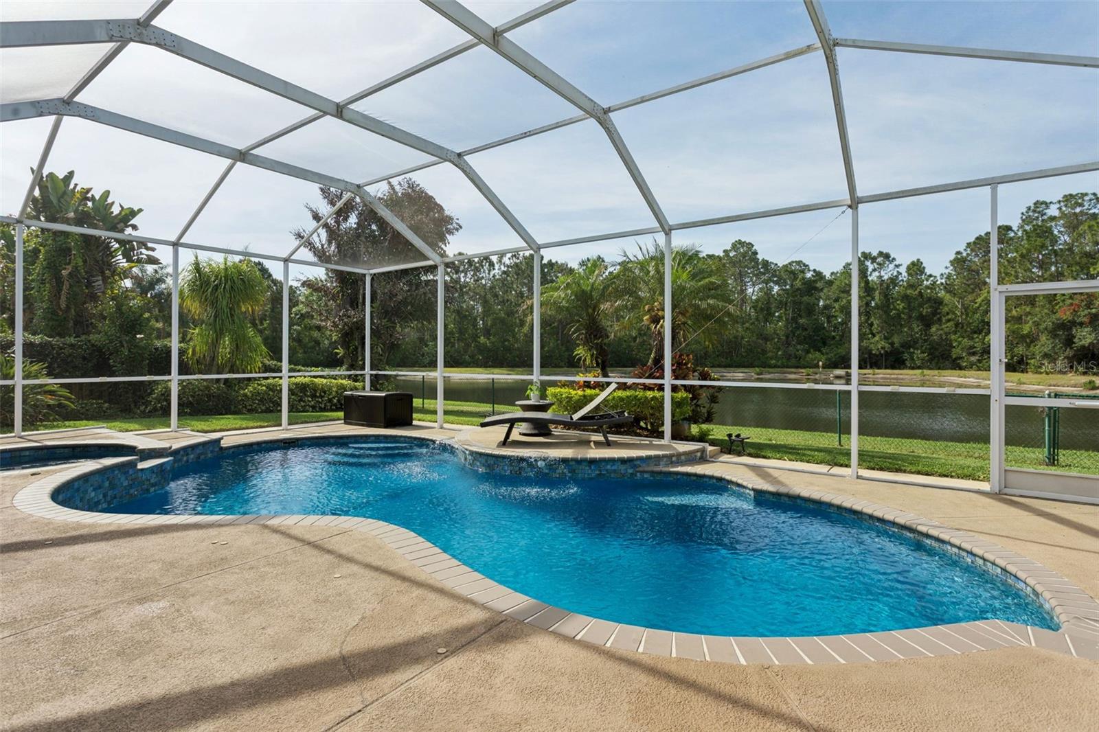 Renovated pool & spa (heated).